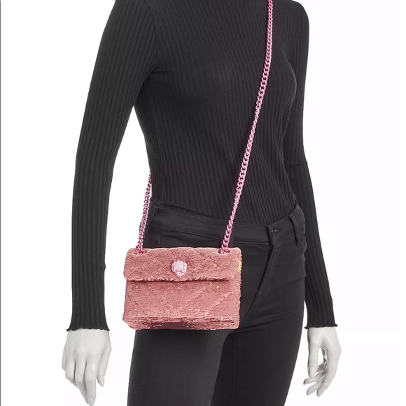 NWT KURT GEIGER LONDON
Mini Kensington Pink Sequins Crossbody Bag - Picture 6 of 7